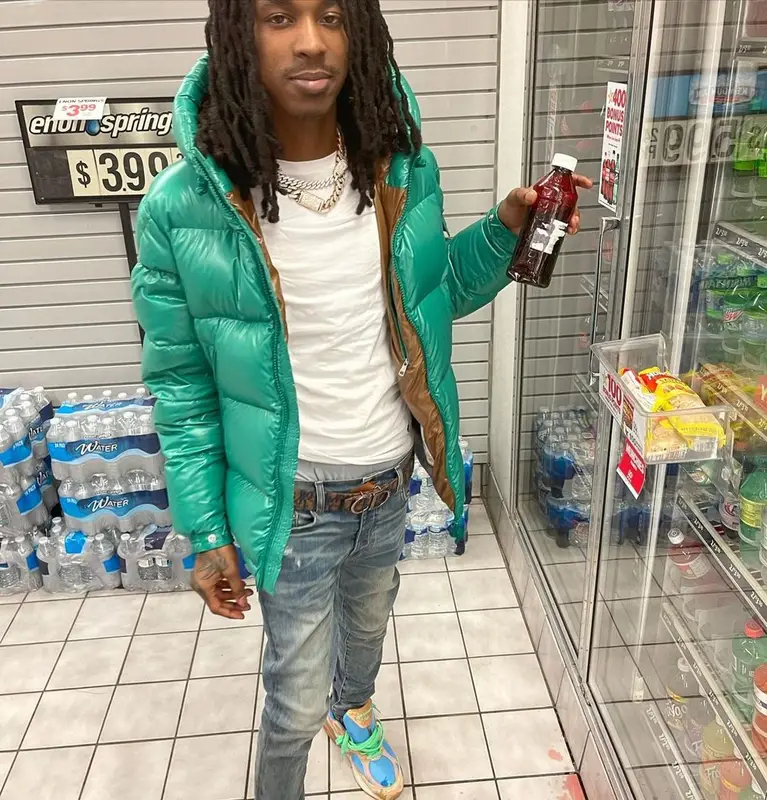 Baby Smoove outfit in Moncler, Amiri, and Dior, 2021