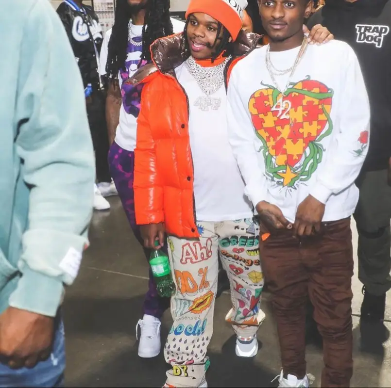 42 Dugg outfit in Moncler, Prada, and Dior, 2021