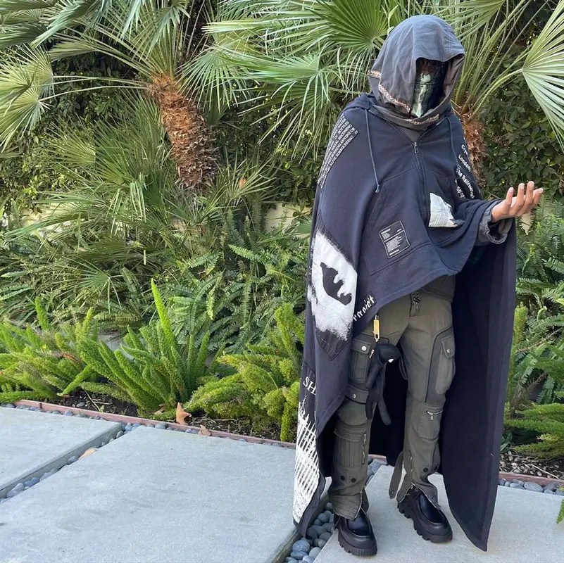 Snot outfit in Raf Simons, Mercy x Mankind, and Kapital, 2021