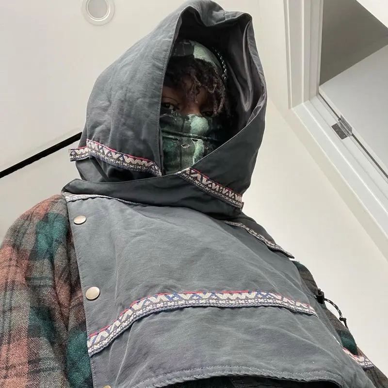 Snot outfit in Raf Simons, Mercy x Mankind, and Kapital, 2021