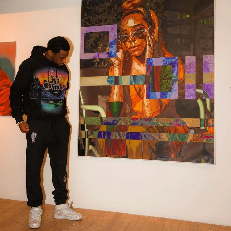 Fabolous outfit in Awake NY, Billie Eilish Merch, and Nike, 2021