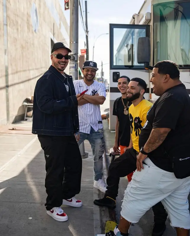 J Balvin outfit in Prada, 2021