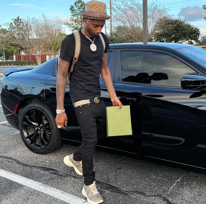 Funny Mike outfit in Amiri and Gucci, 2021