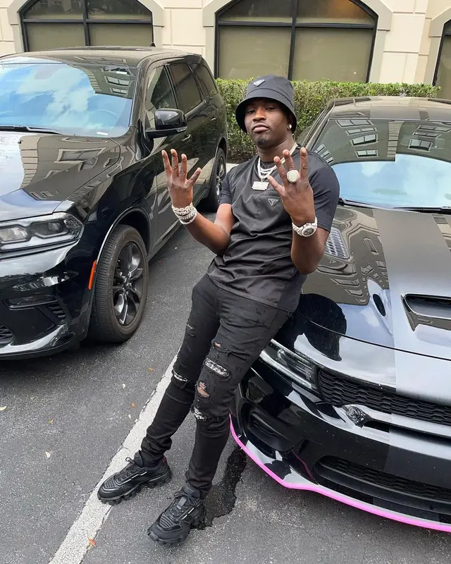 Bankroll Freddie outfit in Amiri and Prada, 2021