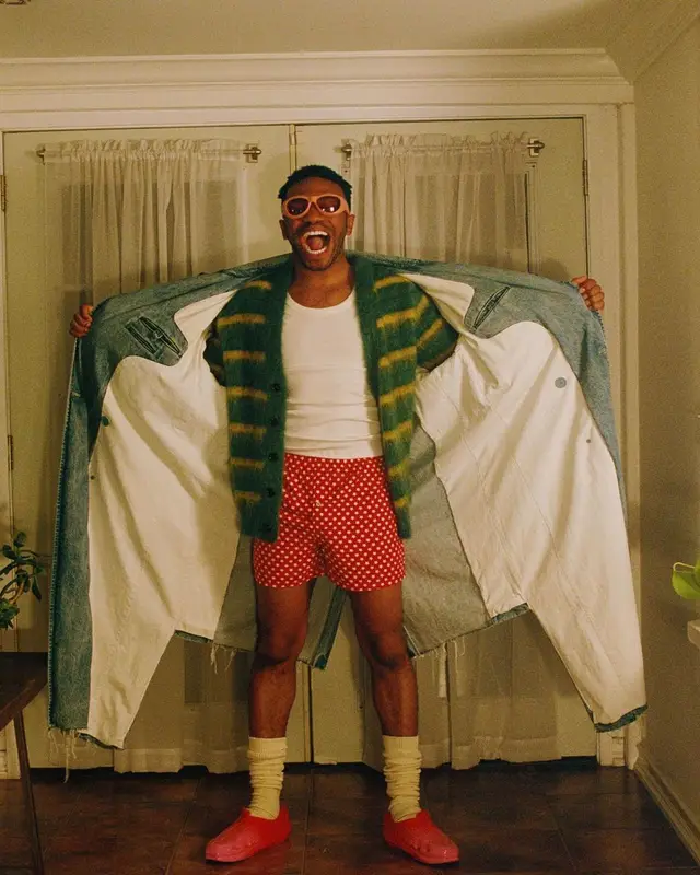 Kevin Abstract outfit in Balenciaga, Bottega Veneta, and Marni, 2021