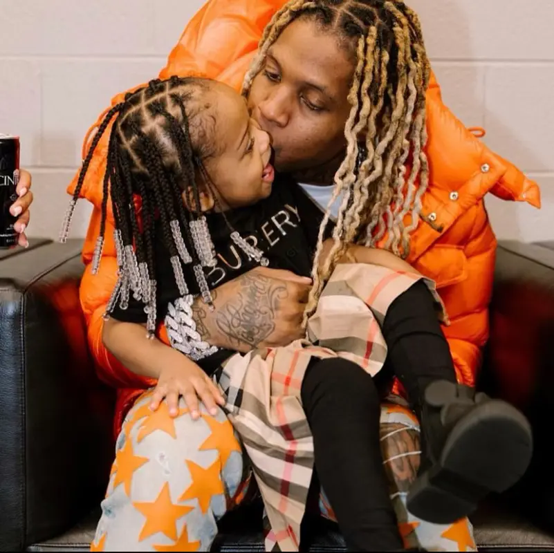 Lil Durk outfit in Moncler, Amiri, and Chemist, 2021