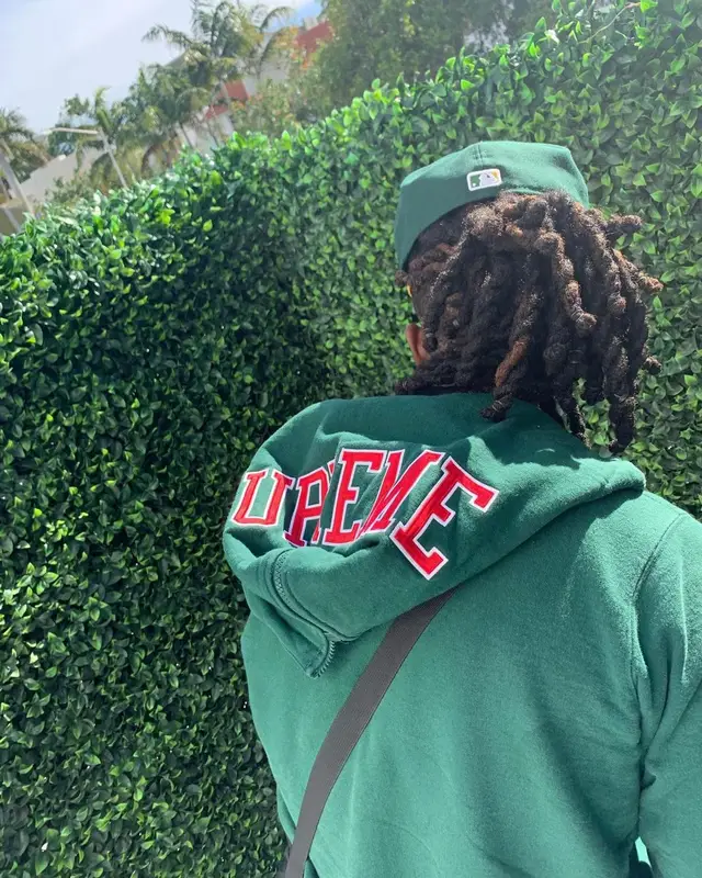 Cochise outfit in Supreme, A Janky World, and New Era, 2021