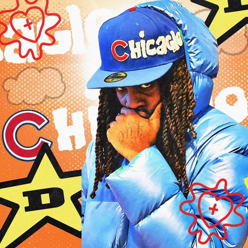 Chief Keef outfit in Demoworld and Glo Gang, 2021