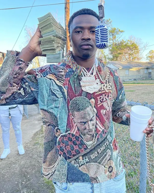 Bankroll Freddie outfit in Mob Haus, Amiri, and Dior, 2021
