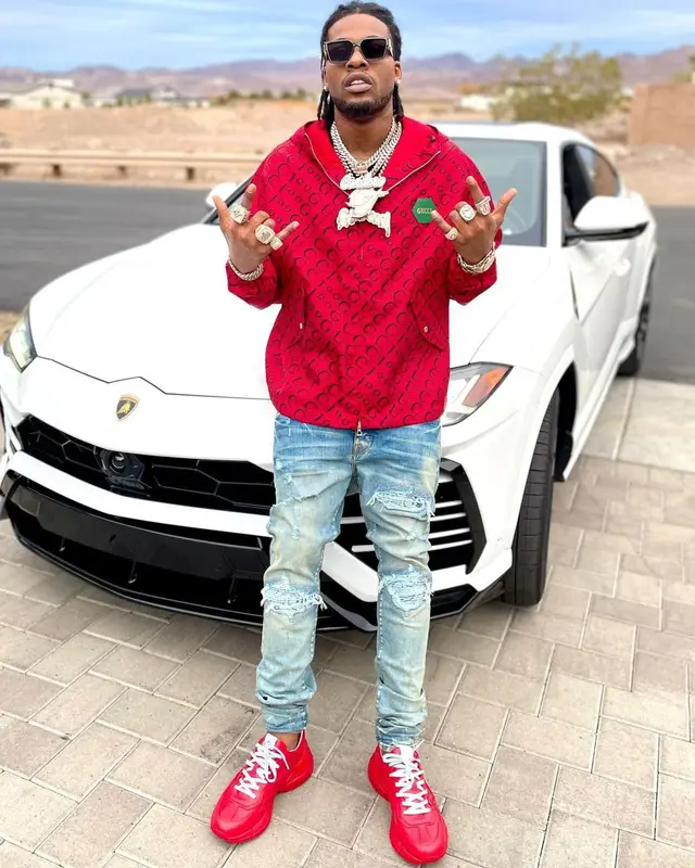 CJ So Cool outfit in Gucci, Amiri, and Louis Vuitton, 2021