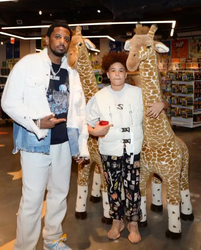 Fabolous outfit in Greg Lauren, Rhude, and Nike, 2021