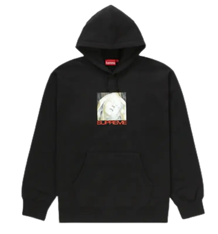 Supreme Ecstasy Black Hooded Sweatshirt | WHAT'S ON THE STAR?