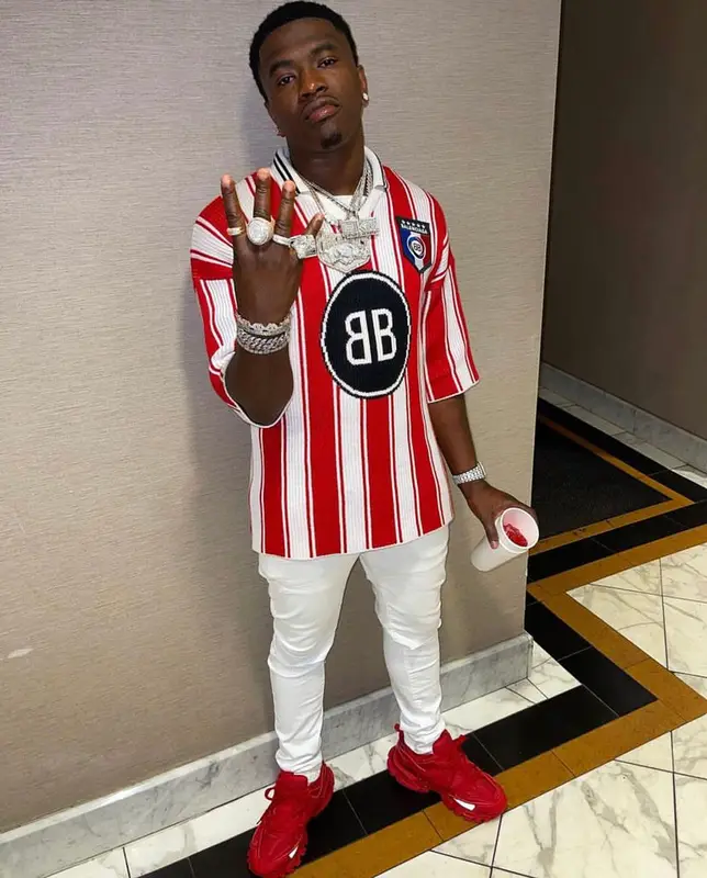Bankroll Freddie outfit in Balenciaga and Valabasas, 2021