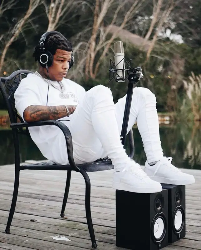 Rylo Rodriguez outfit in Mude Clothing Co, Amiri, and Nike, 2021