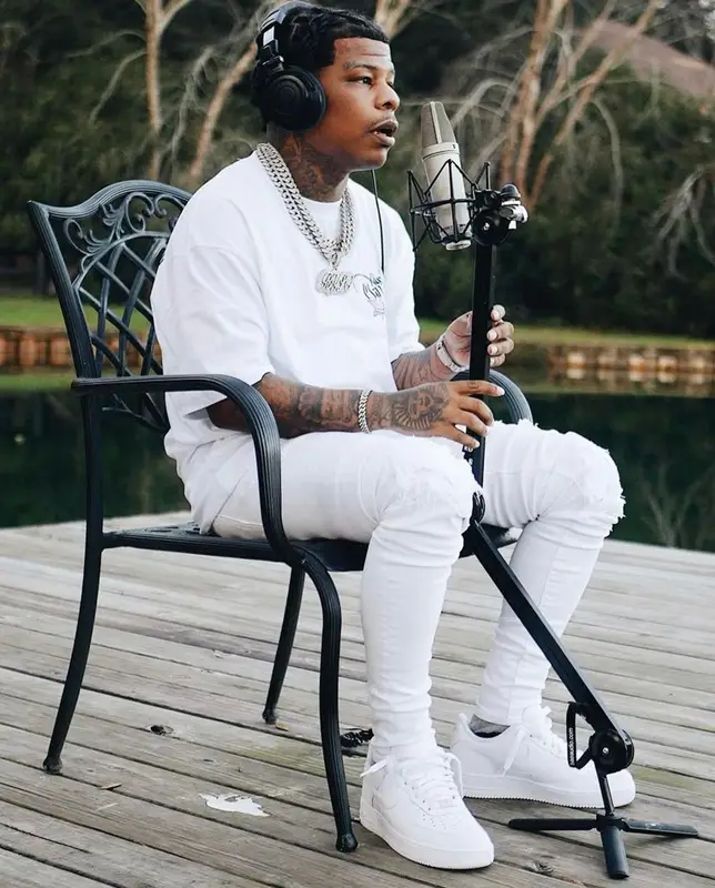 Rylo Rodriguez outfit in Mude Clothing Co, Amiri, and Nike, 2021