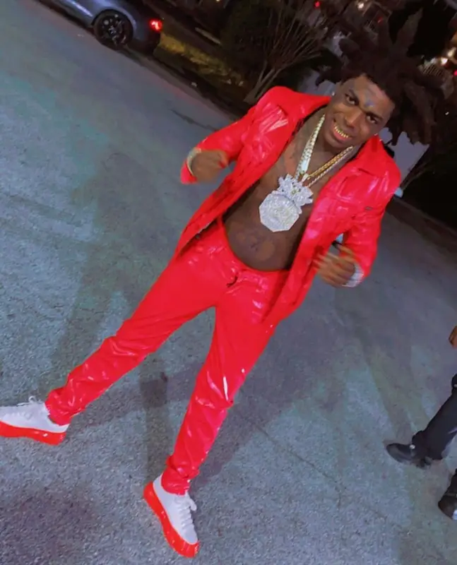 Kodak Black outfit in Dolce & Gabbana and Alexander McQueen, 2021