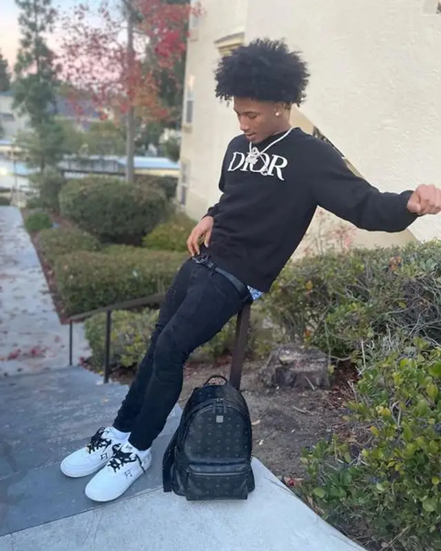 Mikey outfit in Dior, Valabasas, and Gucci, 2021