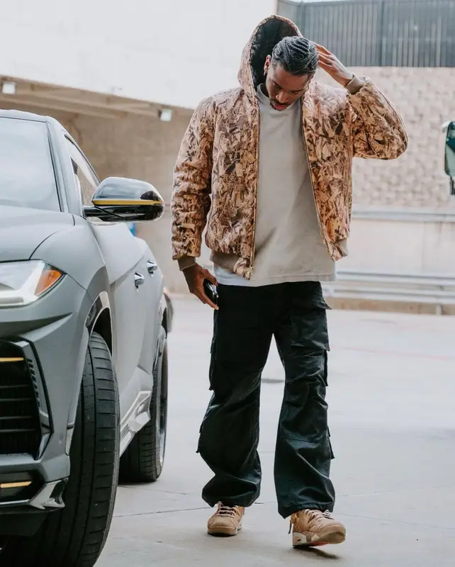 Shai outfit in Balenciaga, Jordan, and Travis Scott Merch, 2021
