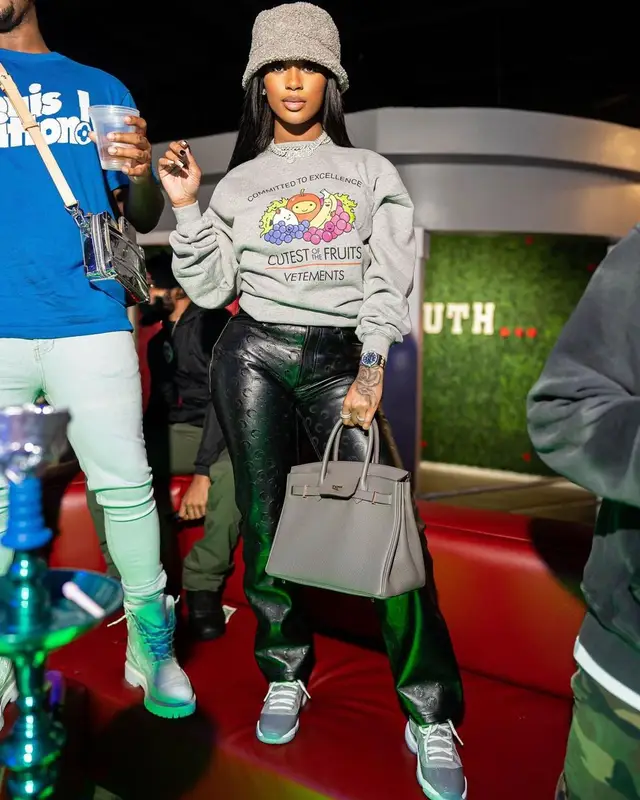 Dess Dior outfit in Vetements, Marine Serre, and Hermes, 2021