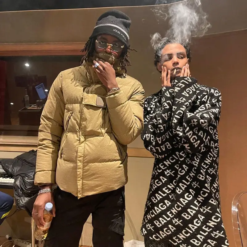 Koba Lad outfit in C.P. Company and Louis Vuitton, 2021