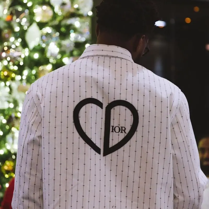 Donovan Mitchell outfit in Dior and Louis Vuitton, 2021