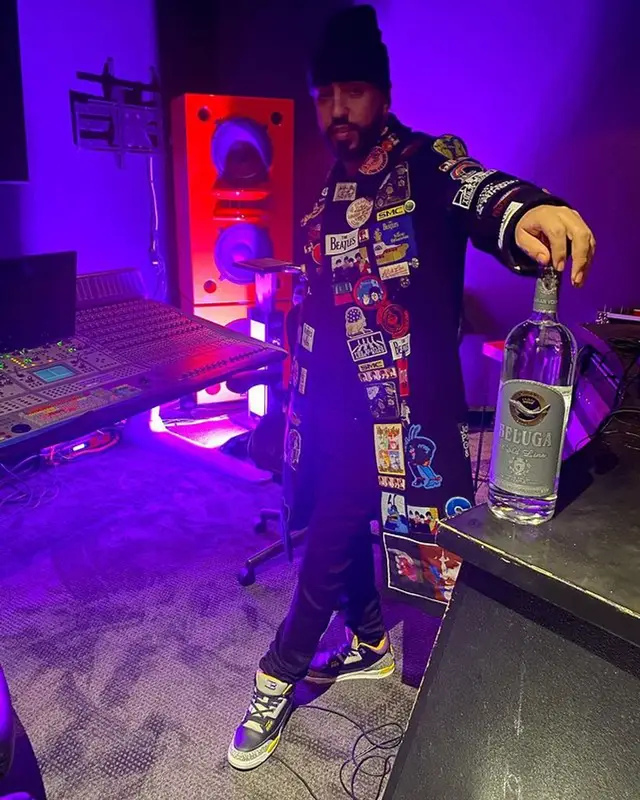 French Montana outfit in Stella McCartney, Amiri, and Los Angeles, 2021