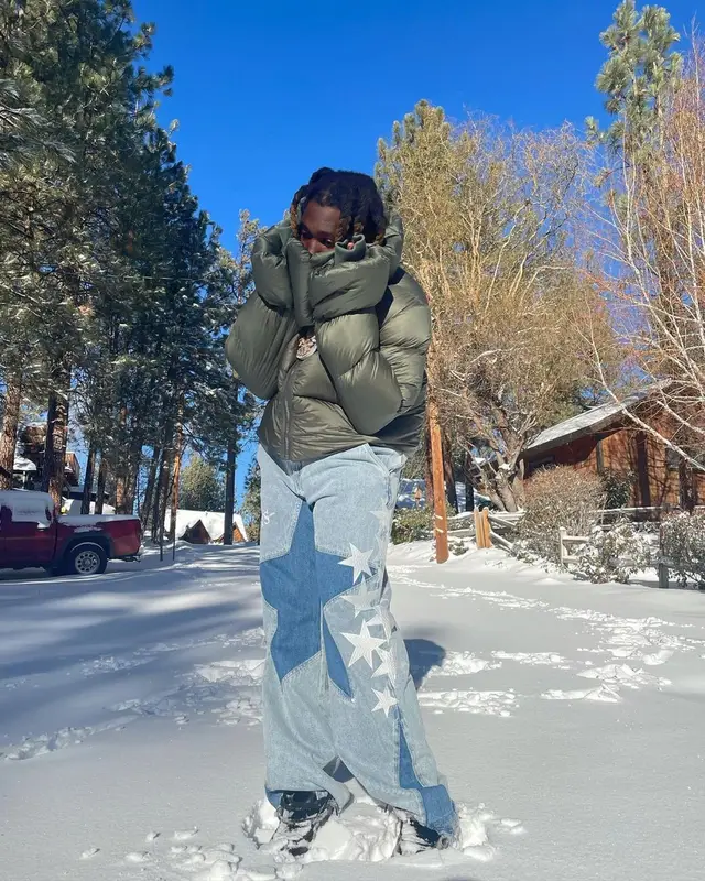 Don Toliver outfit in Rick Owens and Systemic, 2021