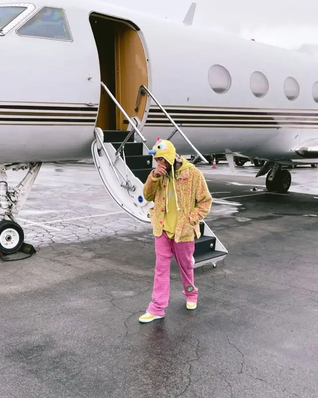 Tyga outfit in 99%IS, 2021