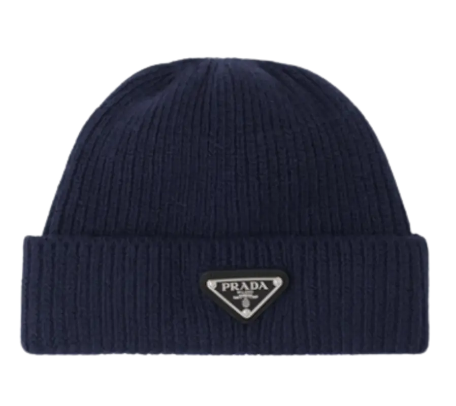 Prada Blue Wool Beanie $589