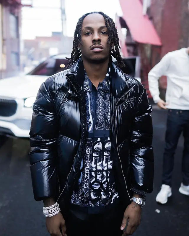 Rich The Kid outfit in 1017 Alyx 9SM, Givenchy, and Moncler, 2021
