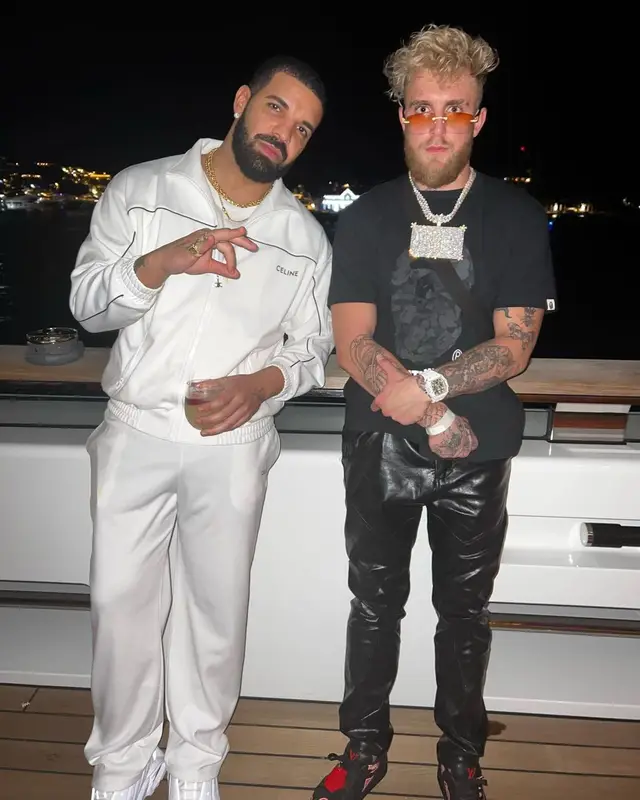 Drake outfit in Celine, Nike, and Drake Merch, 2022