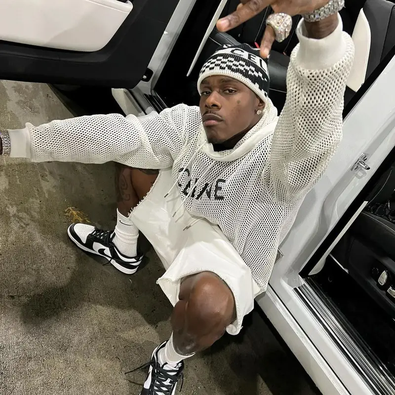 DaBaby outfit in Celine and Nike, 2022
