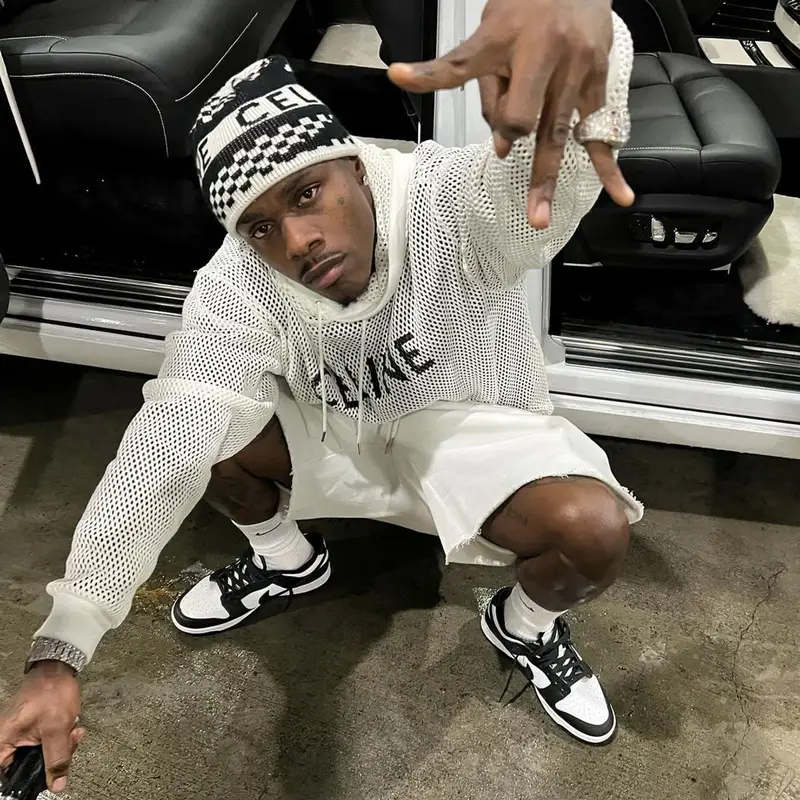 DaBaby outfit in Celine and Nike, 2022