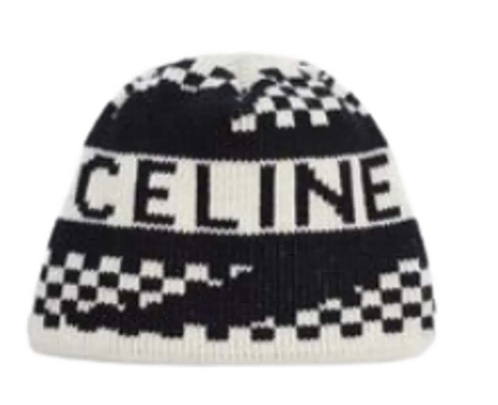 Celine Blended Fabrics Knit Hat $621