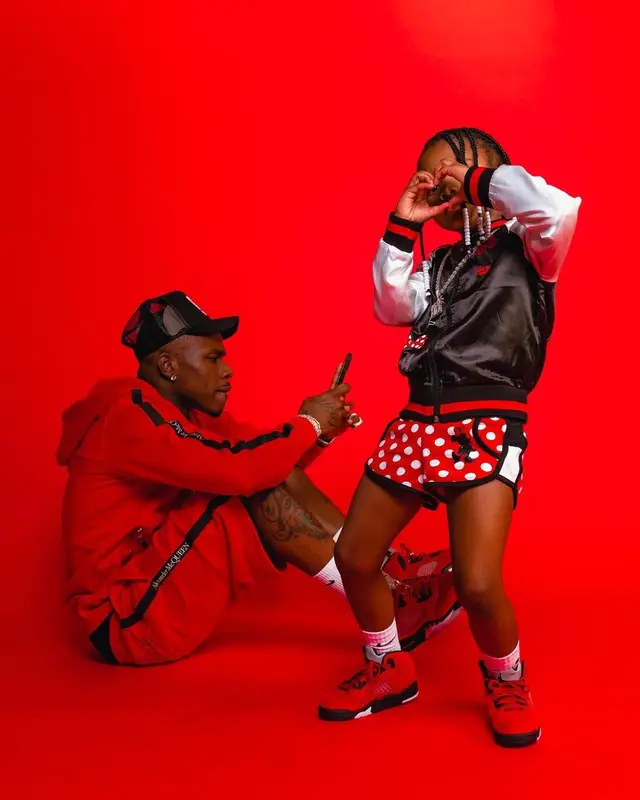DaBaby outfit in Alexander McQueen, Jordan, and Nike, 2022