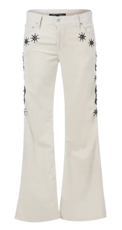 Cout De La Liberte Flare Ivory Pants | WHAT'S ON THE STAR?