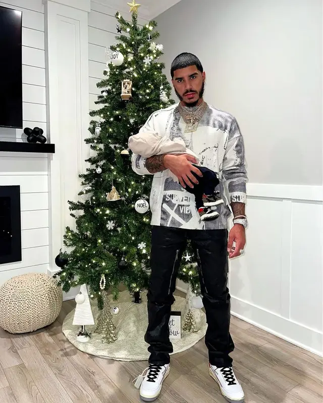 CJ outfit in Off-White, Givenchy, and Nike, 2022