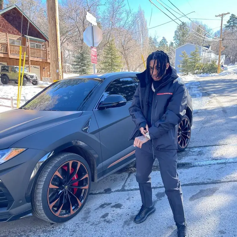 DDG outfit in Prada, Alexander McQueen, and Dragon MDX, 2022