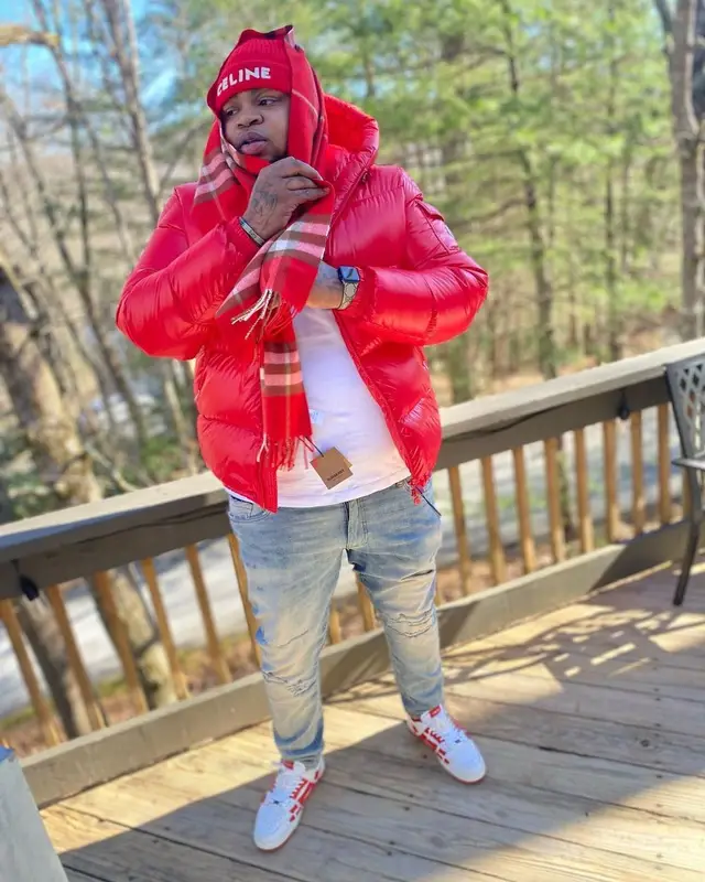 Big Yavo outfit in Celine, Burberry, and Moncler, 2022