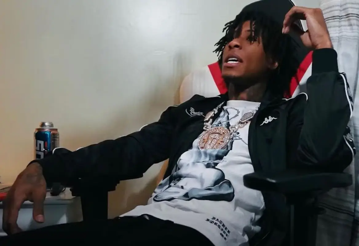 NBA YoungBoy outfit in Father Forgive Me, 2022