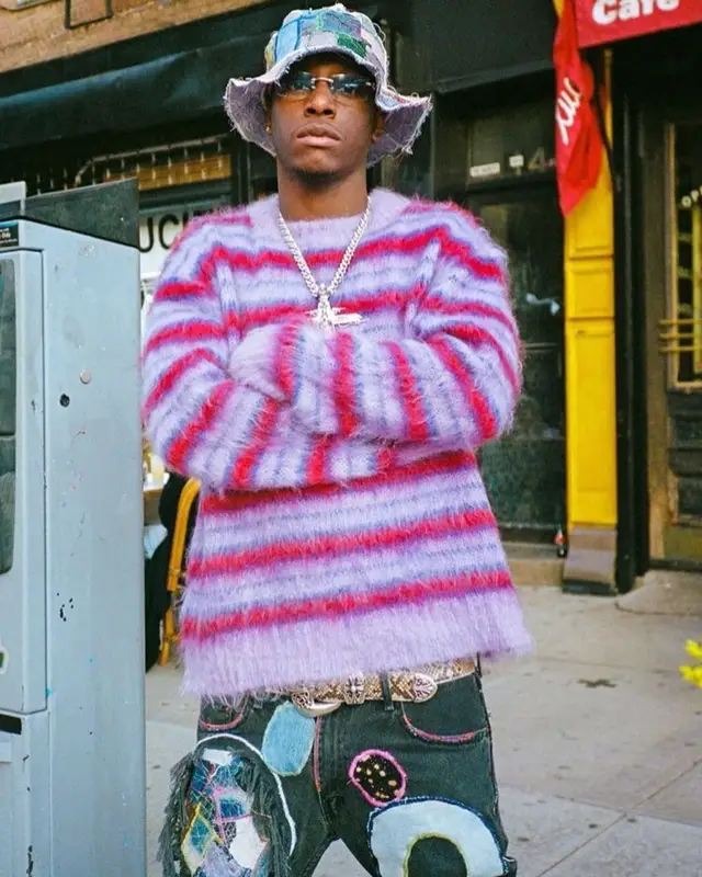 Bloody Osiris outfit in Marni and Pale, 2022