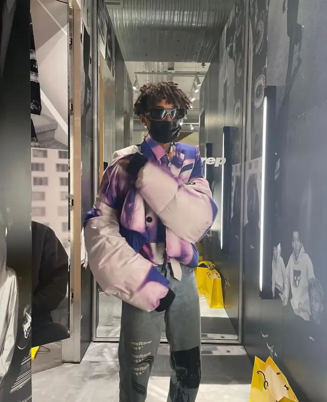Jaden Smith outfit in MSFTSrep and Golf Le Fleur, 2022