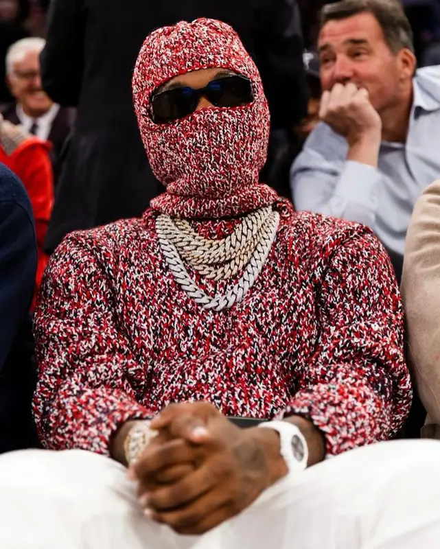 Offset outfit in Prada and Maison Margiela, 2022