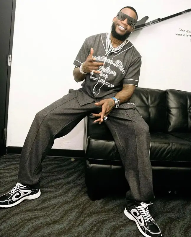Gucci Mane outfit in Dior, 2022