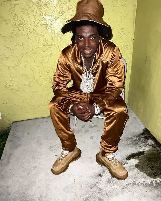 Kodak Black outfit in Keiser Clark and Balenciaga, 2022