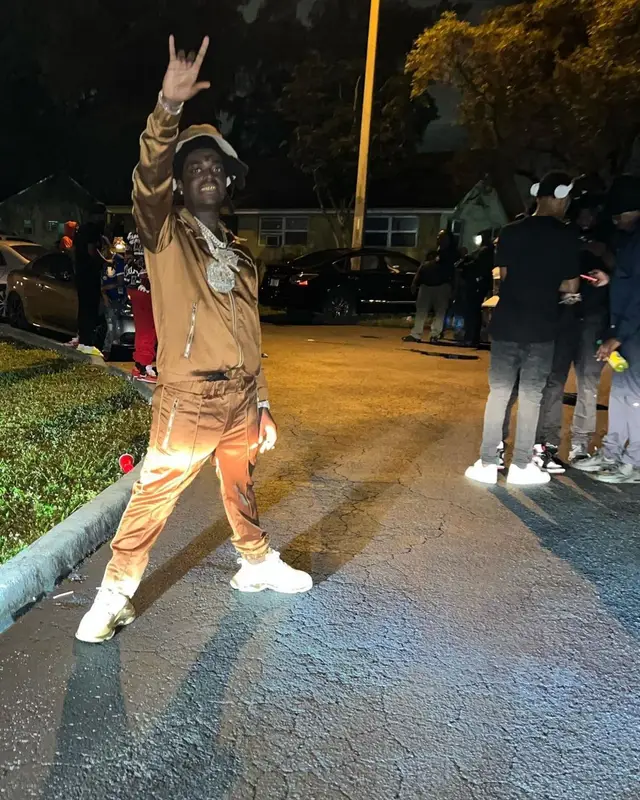 Kodak Black outfit in Keiser Clark and Balenciaga, 2022