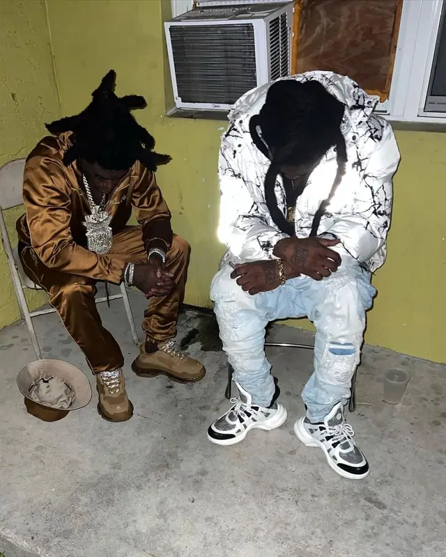 Kodak Black outfit in Keiser Clark and Balenciaga, 2022