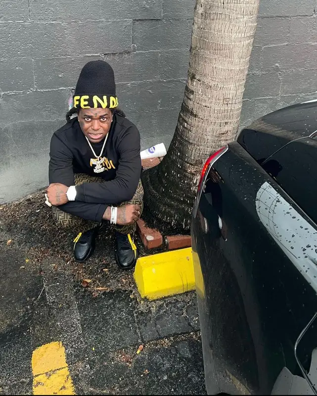 Kodak Black outfit in Fendi, 2022