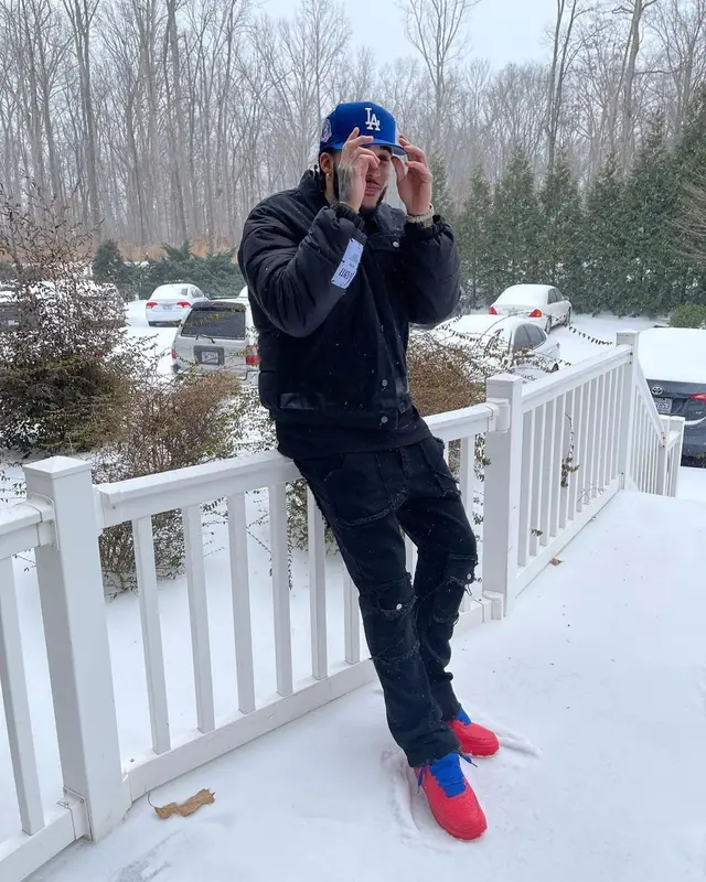 LiAngelo Ball outfit in Alexander McQueen, Valabasas, and New Era, 2022