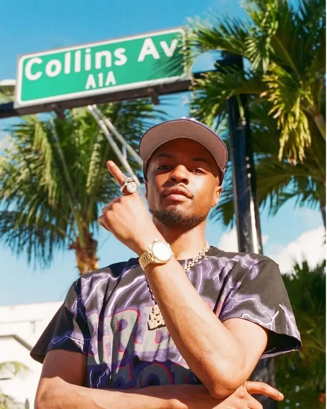 Pierre Bourne outfit in Vintage, Loso NYC, and Nike, 2022